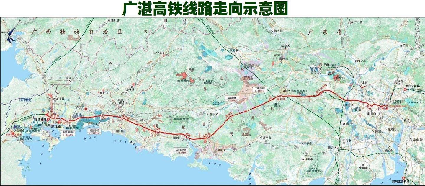 湛江高铁站最新规划图，城市交通枢纽迈向新篇章